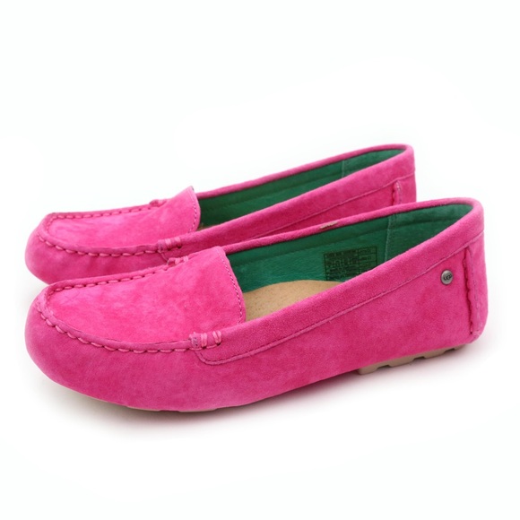 hot pink moccasins